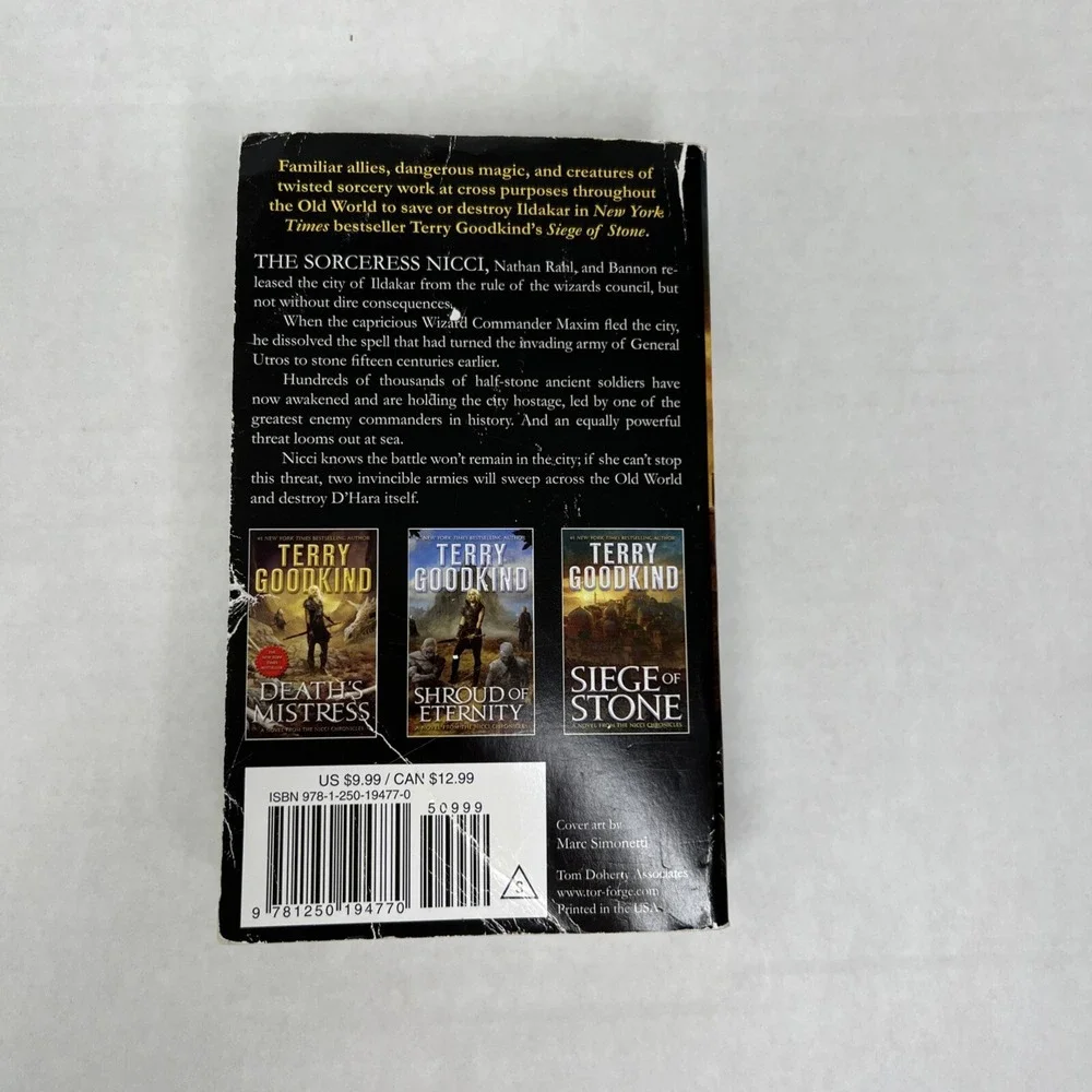 Terry Goodkind -  Siege‎ of Stone: Sister of Darkness: The Nicci Chronicles